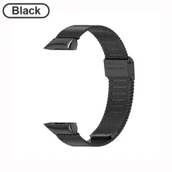 Premium Replacement Metal Wristband for Huawei band 6 Pro (Black Band)