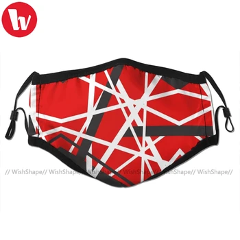 

Van Halen Mouth Face Mask EVH 5150 STRIPES Facial Mask Fashion Cool with 2 Filters for Adult