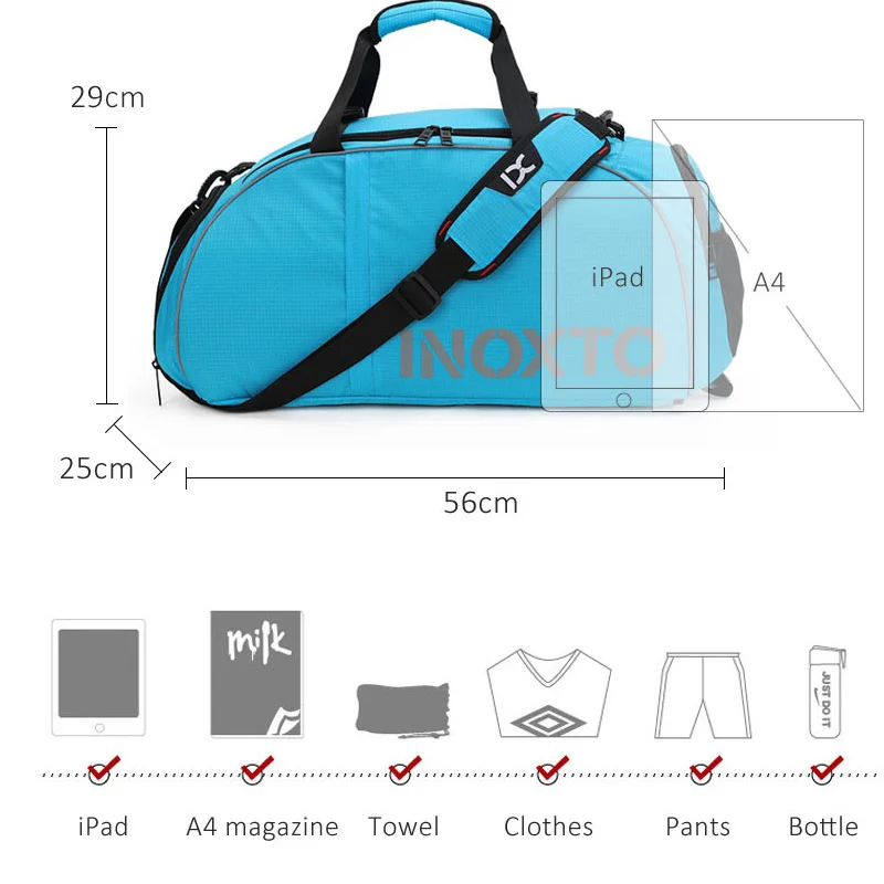 Vrouwen тренажерный зал Tassen Sac De Sport Voor фитнес-Тренировка Mannen Sporttas Sport Rugzak Reistas Yoga Bagage Mochila Schouder tas