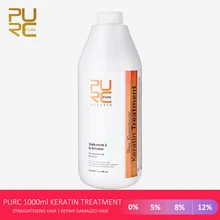 

PURC Brazilian Keratin Hair Treatment Shampoo Professional Smoothing Straightening Curly Hair Care Product 0% 5% 8% 12% 1000ml