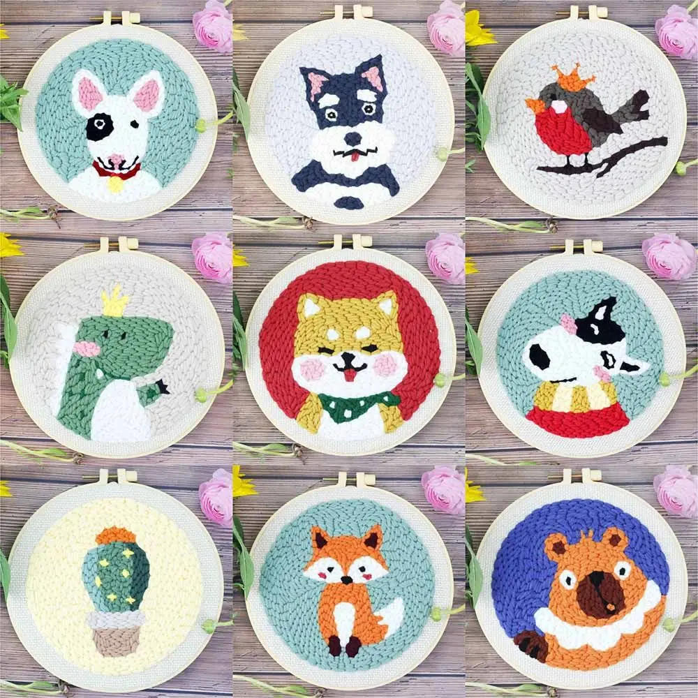 Arts Ornament DIY Crafts Handmade Needle Thread Embroidery Hoop Cross Stitch Kit Needle Punch Flower Embroidery embroidery set embroidery kits embroidery hoop embroidery tool