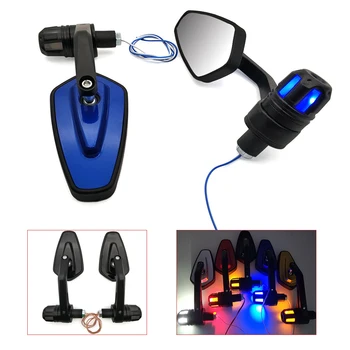 

For Suzuk RM125 RM250 rm 85 125 250 rmx 250 rmz 250 450 Motorcycle retrovisor Mirrors accessories With LED Turn signal Light