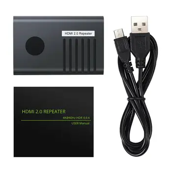 

HDMI 2.0 Repeater Extender Signal Amplifier Booster 1080P 4K 60Hz YUV 4:4:4