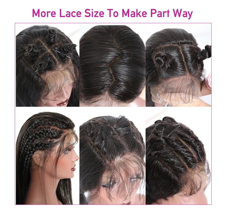 Волнистые волосы для наращивания волос на всей поверхности кружево парики из натуральных волос на кружевной основе 150% высокой плотности бразильский парик Remy прозрачный кружевной волос инструмент для вставки Для женщин с детскими волосами