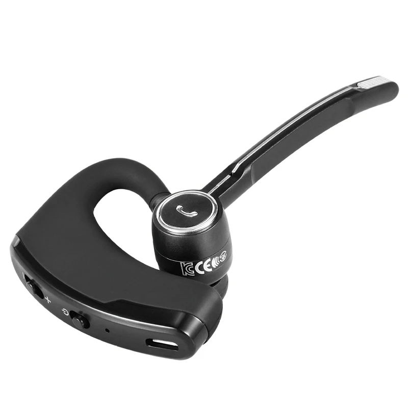 Wireless Bluetooth Headset Hanging Ear Business Headset Voice Control Voice Report Wireless 4 1 Bluetooth Headset