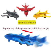 6Pcs/set Cute Pull Back Airplane Model Toy For Kids Baby Mini Colorful Cartoon Aircraft Plane Board Games Children Xmas Gift 2