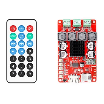 

TPA3116 Bluetooth Receiver Player Home Theater U Disk TF Card DIY With Remote Control Digital Audio Amplifier Board Stereo 2X50W