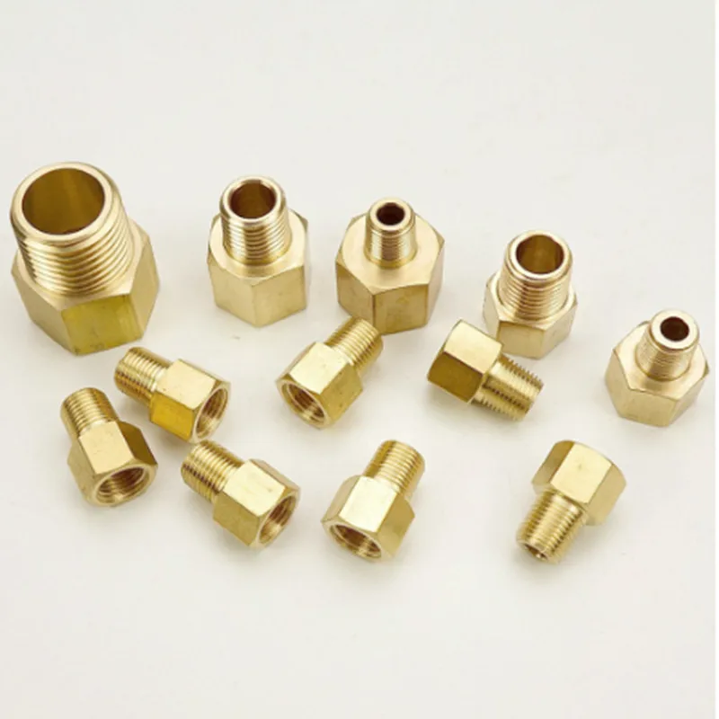1/8 &quot1/4&quot 3/8 &quot1/2&quot NPT BSP Female To Male понижающий латунный трубный фитинг адаптер для