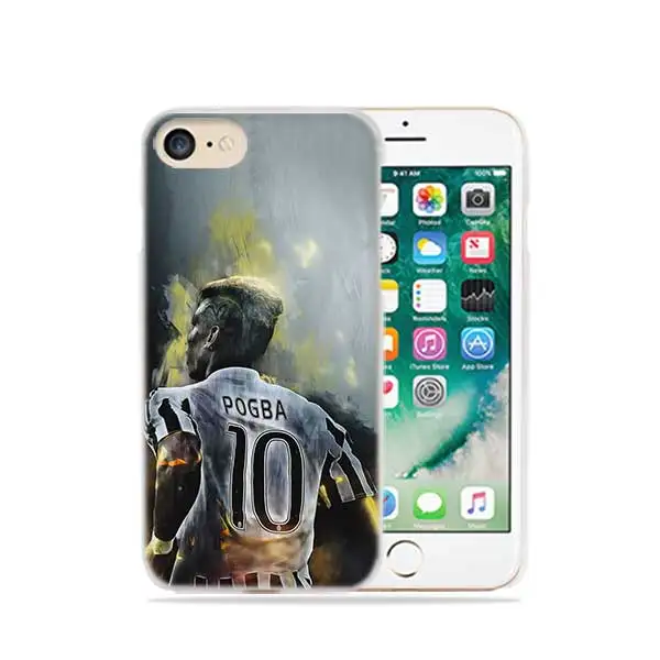 PlusFootball изображение Paul Pogba модный прозрачный чехол для iPhone Си р XS Max XR X 4S 5S SE 6 6s 7 8 Plus