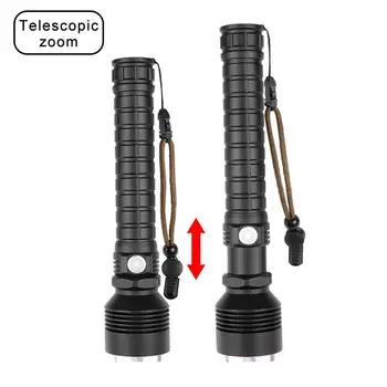 

3 Modes USB Charging LED Flashlight Tactical Torch 18650/26650 Lighting Led Flashlight Flashlights Bright Flashlight
