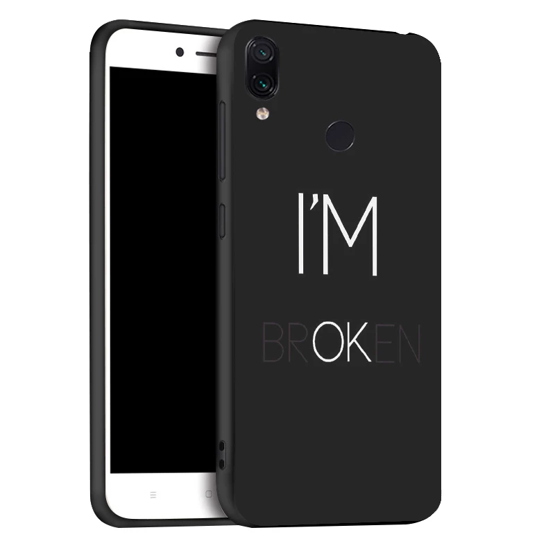 x085 3D DIY Окрашенный черный чехол Xiao mi Red mi Note 7 6 8 Pro Мягкий силиконовый чехол TPU чехол для Xiao mi Red mi 8A 7A 6A K20 mi 9T A3 8T чехол - Цвет: x085