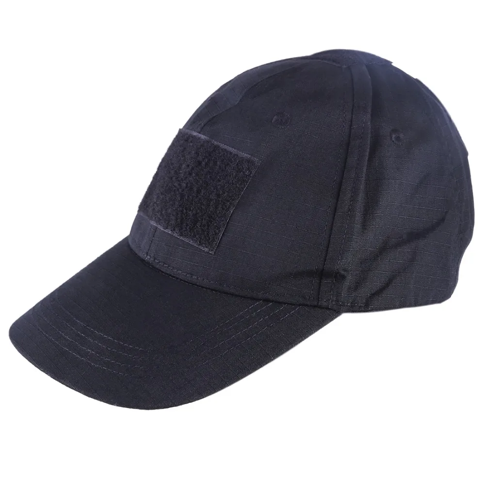 Surwish сплошной цвет Военная Тактическая шапка для активного отдыха Кепка для Nerf и для страйкбола игры-черный