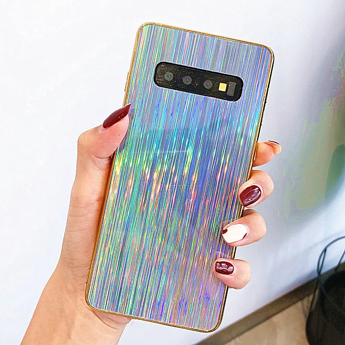 Блестящий силиконовый чехол для телефона Samsung Galaxy S10 S9 S8 Plus Note 10 Pro 9 8 A10 A20 A30 A50 A70 A6 A8
