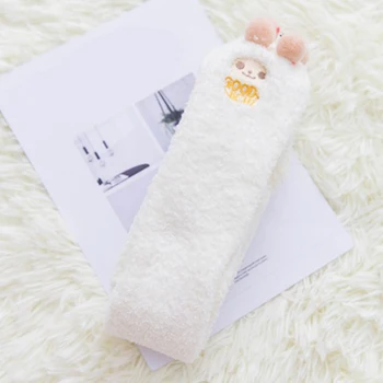 

Student Printed Fashion Over Knee Winter One Size Sleeping Socks Women Stockings Daily Thickened Warm Casual Comfortable Tube