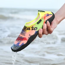 Дышащая водонепроницаемая обувь унисекс; женская летняя пляжная обувь; мужские болотные тапочки; дышащая обувь; носки для плавания; Tenis Masculino