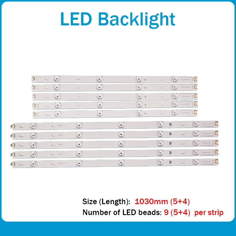 

New 10 PCS/set LED backlight strip Replacement for LG 50LB650V Innotek DRT 3.0 50 A B 6916L 1736A 1735A 1978A 1979A LC500