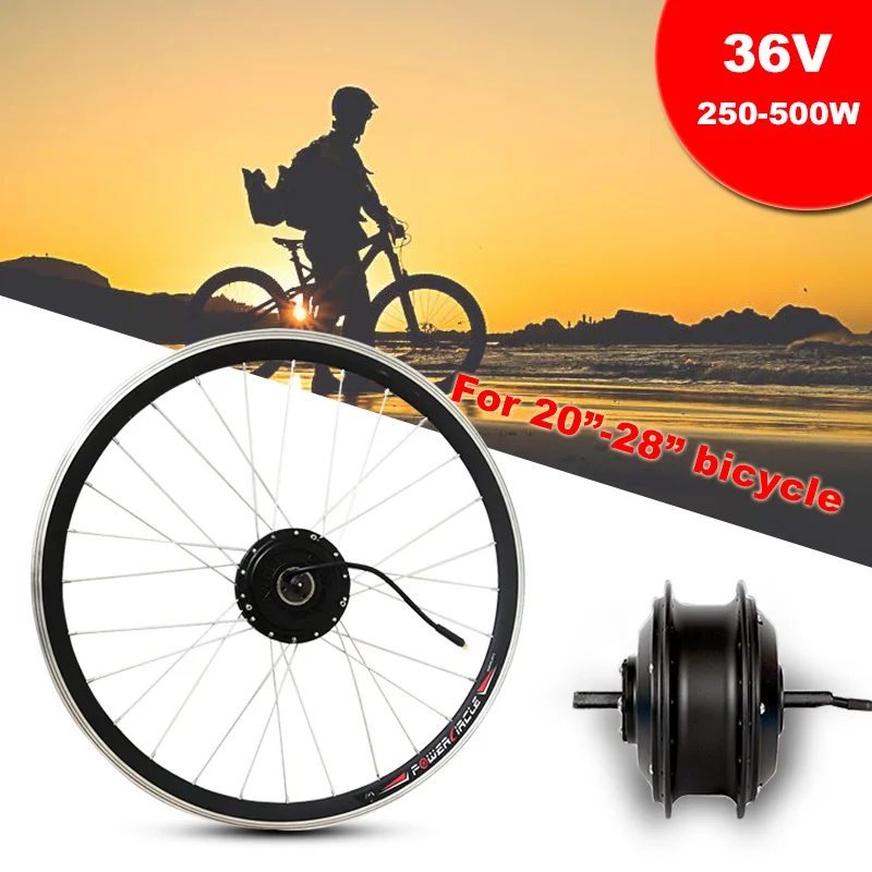 Perfect 36V 250W 350W 500W Electric Bike Motor Wheel Brushless Gear Hub Motor 20" 24"26" 700C Electric Bike Conversion Kit ebike Motor 3