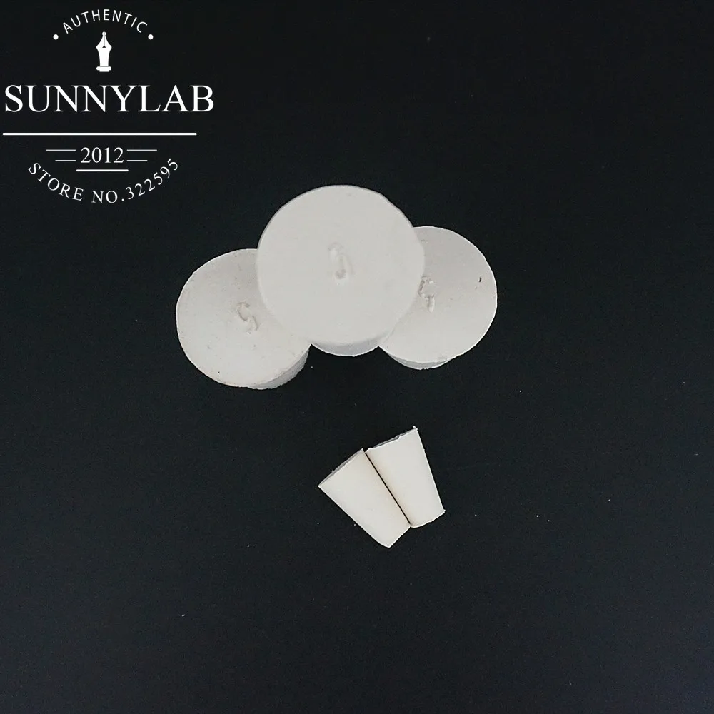 20pcs/lot 000#-4# Rubber stopper, erlenmeyer flask plug bottle stopper, test tube stopper