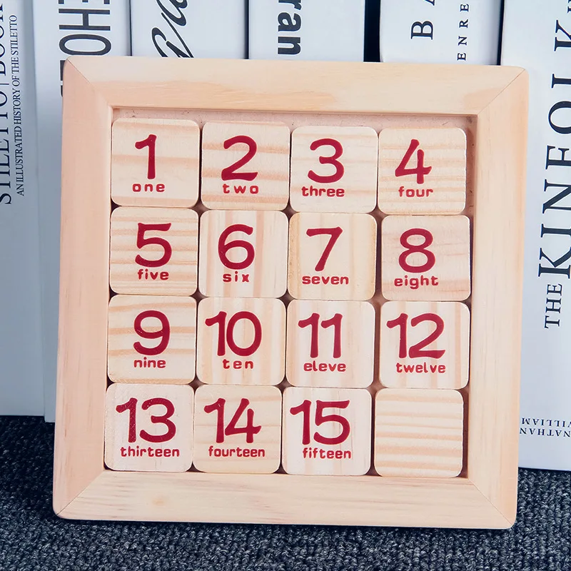 

Game Fans Disc Young STUDENT'S Puzzle with Numbers Mathematics Children Brainy Toy Slippage Has 16 Grain 10-30 Yuan