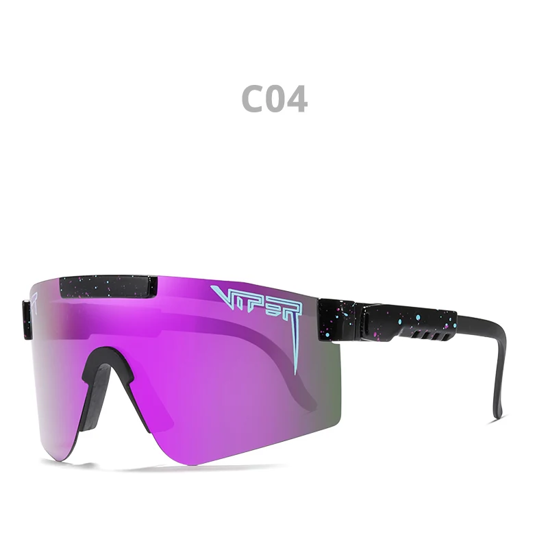 Оригинальные спортивные очки Pit Viper google TR90, поляризационные солнцезащитные очки для мужчин/женщин, ветрозащитные очки, УФ зеркальные линзы - Цвет линз: C4