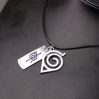 

Hot Selling Cartoon Anime Uzumaki Naruto Pendant Necklace Men And Women Jewelry Alloy Choker Jewellery Gift Free Shipping