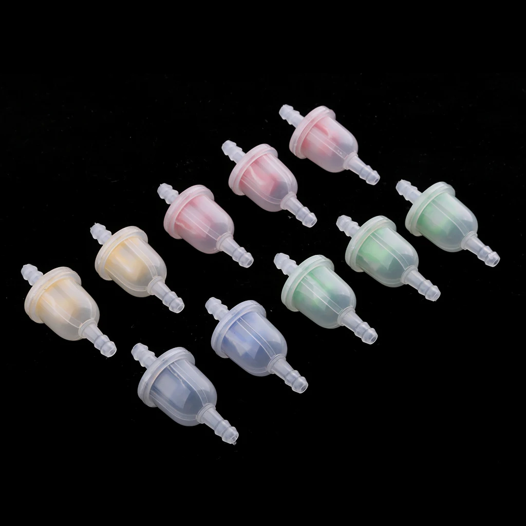 10pcs Petrol Fuel Filter For Honda Motorcycle Scooter & Quads Inline 7mm