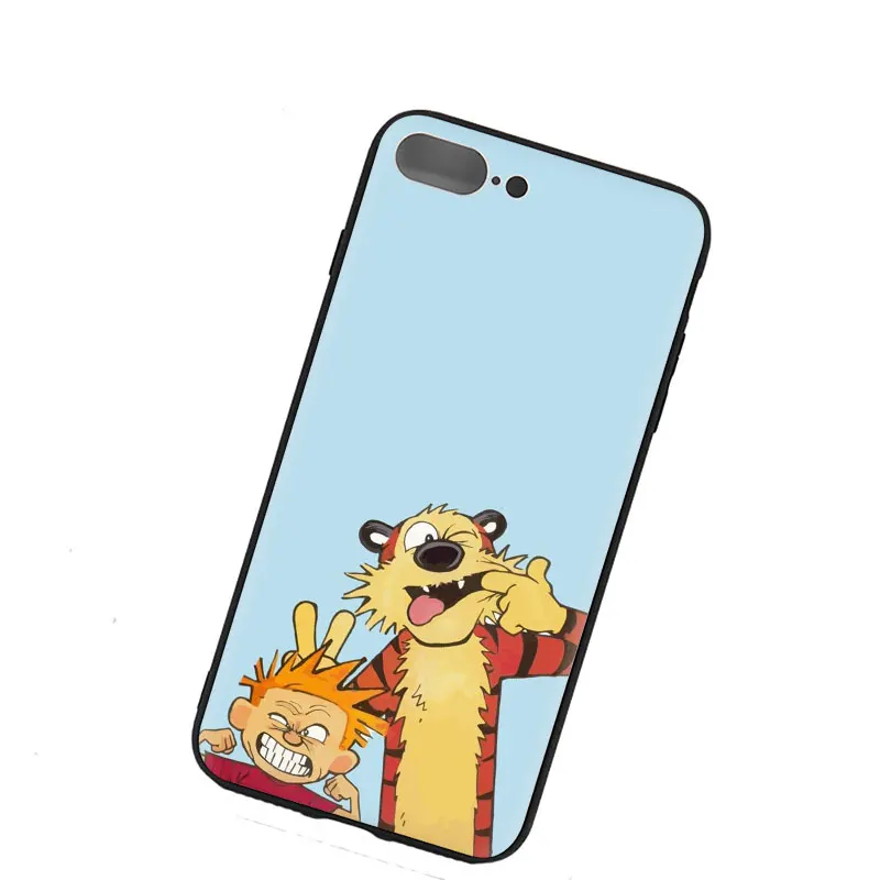 Мягкий чехол для телефона из ТПУ EWAU The Complete Calvin and Hobbes для iPhone 11 Pro 5 5S 6 6s 7 8 Plus X XR XS MAX