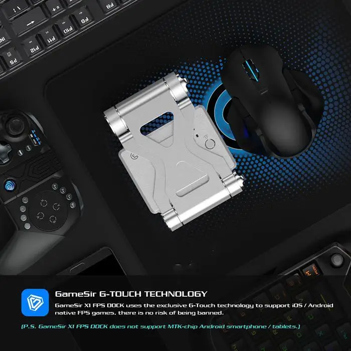 Конвертер подставка Док для FPS игр 3000 Mah, 19,69 портативный телефон 5V 20-80% Bluetooth 4,0 1A держатель 2-3 ч