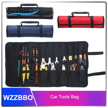 

Oxford Canvas Car Tools Bag for Auto Repair Portable Trunk Organizer Tool Storage Box with Handle Durable Installation Bag