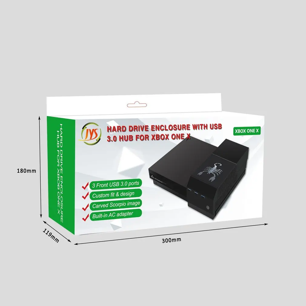 Игровая консоль хост внешний жесткий диск HDD корпус Чехол Коробка USB 3,0 медиа концентратор для Xbox One X аксессуары
