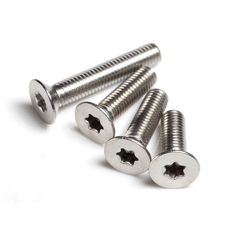 M6 8 мм 50 Длина Torx винтовая потайная головка T & TX Слива 304 из нержавеющей стали