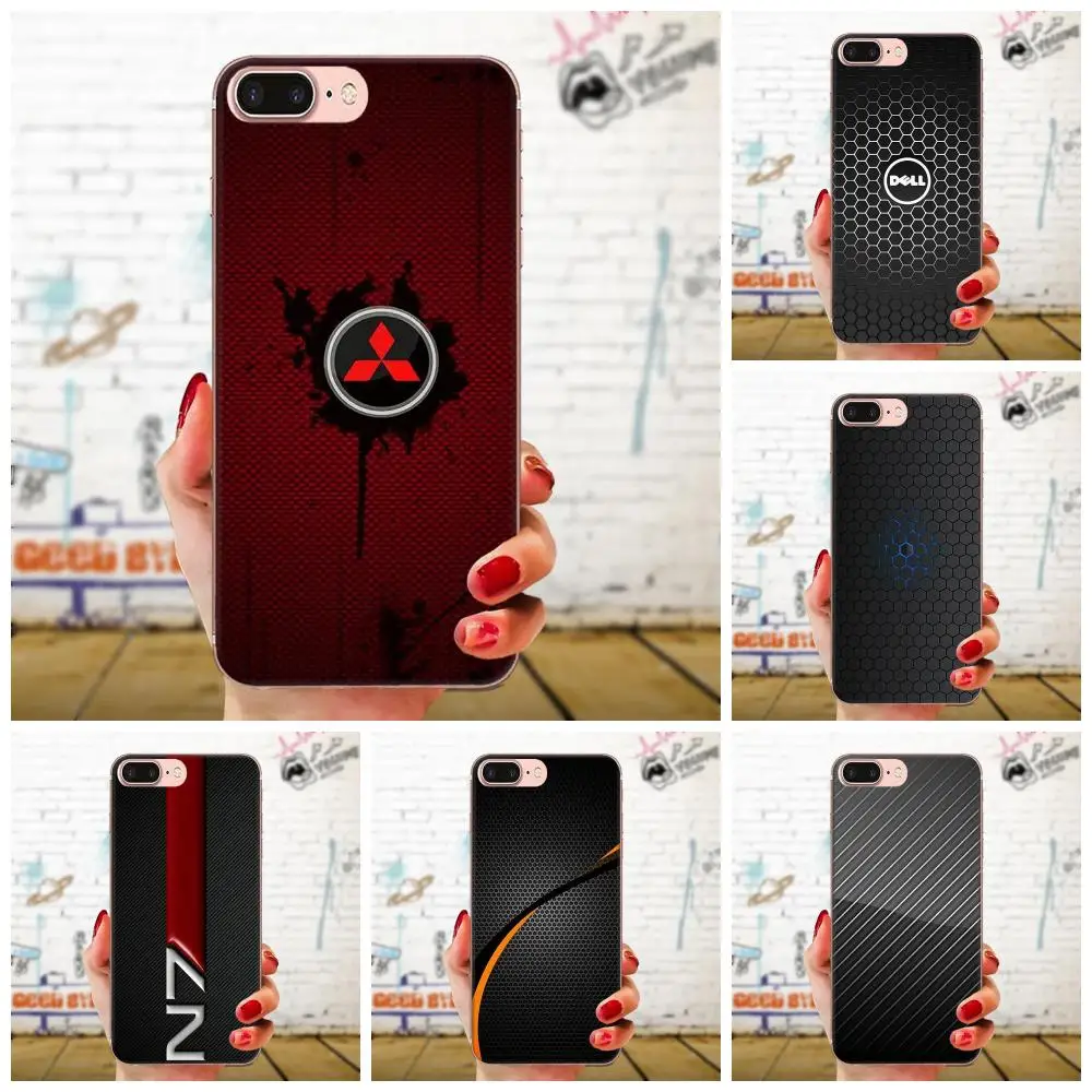 For Sony Xperia Z Z1 Z2 Z3 Z4 Z5 compact Mini M2 M4 M5 T3 E3 E5 XA XA1 XZ Premium Silicone Phone Covers Carbon Fiber Wallpaper | Мобильные