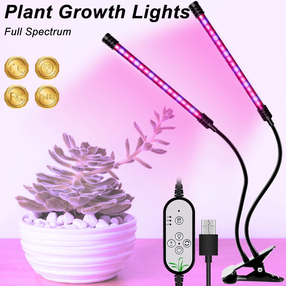 

5V USB LED Grow Light Full Spectrum LED Plant Lamp For Indoor 9W 18W 27W Growth Light Hydroponic LED Lighting Grow Tent Box 2835