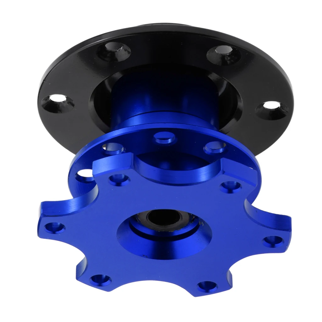 Universal Quick Release Snap Off Steering Wheel Boss Hub Race/Rally/Motorsport , Aluminum Alloy,  3.35x2.76 inch