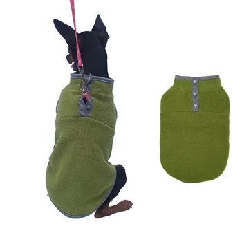 

Pet Dog Jacket Vest Clothes Coat Fleece Vest For Cold Weather Dog Warm Sleeveless Shirt For Small Medium Dogs Pets Autumn Winter