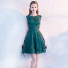 Вечернее платье стиль лето короткий стиль корейский стиль Элегантные стройнящие вечерние платья для банкета для женщин