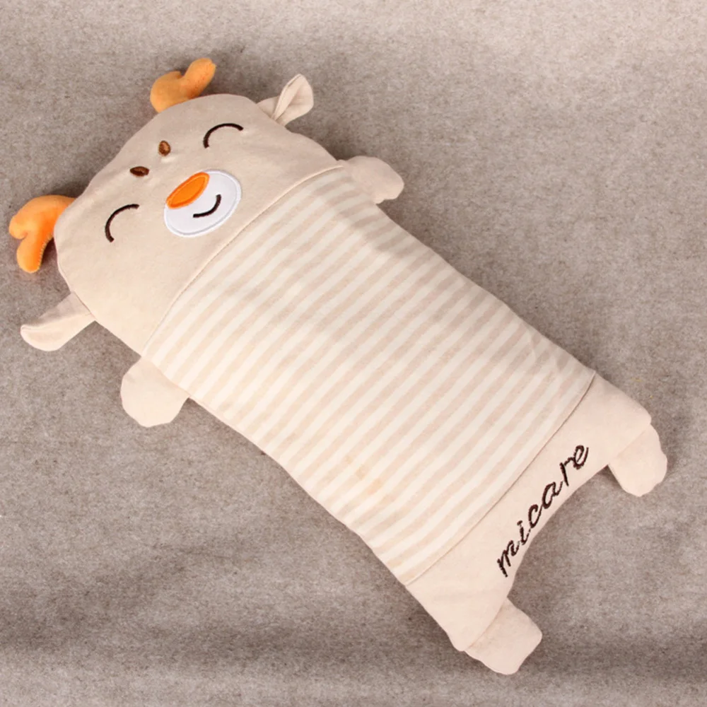 

Baby Cartoon Animals Pillow Cotton Baby Natural Sleeping Pillow Buckwheat Filler Colorful Pillow And Healthy for Baby Kids Child