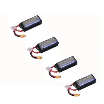 

1/2/4 PCS Tiger-Power 14.8V 1300mAh 100C 4S XT60 Plug Lipo Battery For RC Quadcopter Multicopter Multirotor DIY Accessories Part