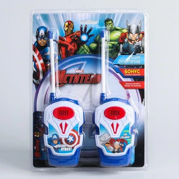 

Set of walkie talkies "Walkie talkies of superheroes", Avengers