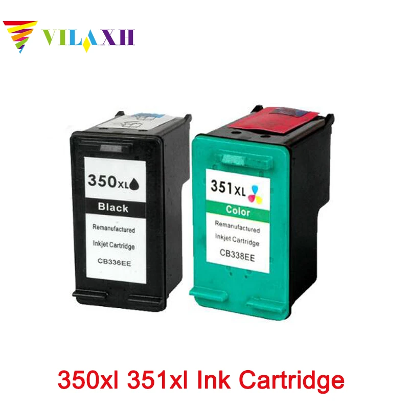 Vilaxh-cartucho de tinta 350 351 xl, compatible con HP Photosmart C4480  C4280 C4580 C5280 Officejet J5780 J5730 J5780 J5785 J5790 - AliExpress  Ordenadores y oficina