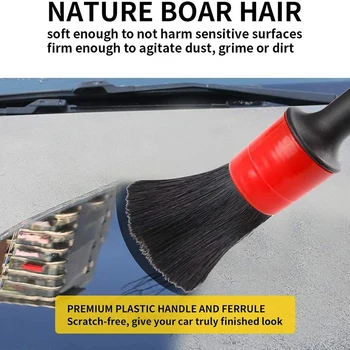 

9PCS Car Detailing Brush for Washing Car Interior Cleaning Wheel spaceRims Dashboard Air Vent Trim Detailing Tool