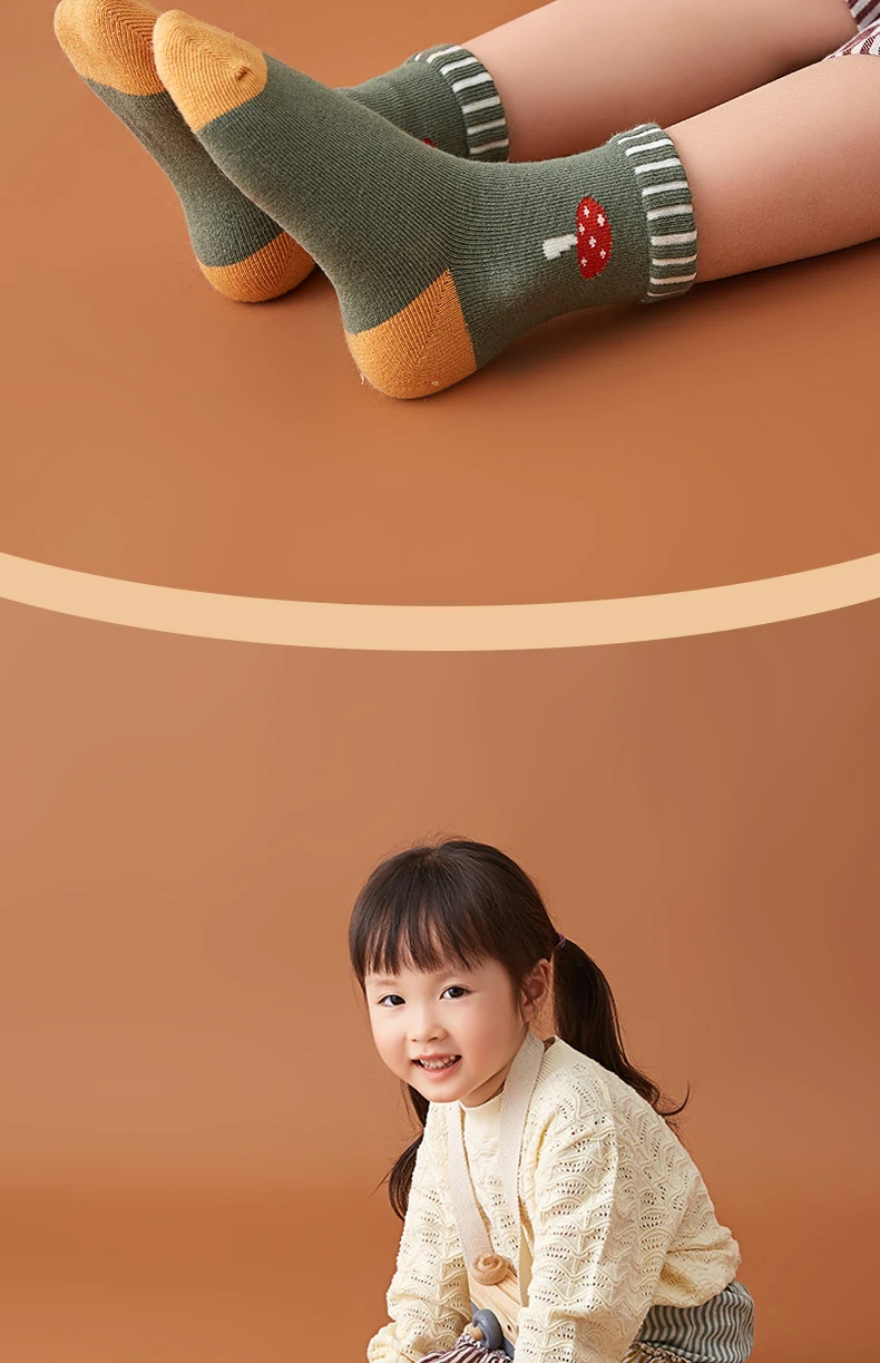 Niduo Bear/5 пар/лот, носки для малышей осенние детские носки для девочек, хлопковые носки для новорожденных мальчиков, одежда для малышей, аксессуары
