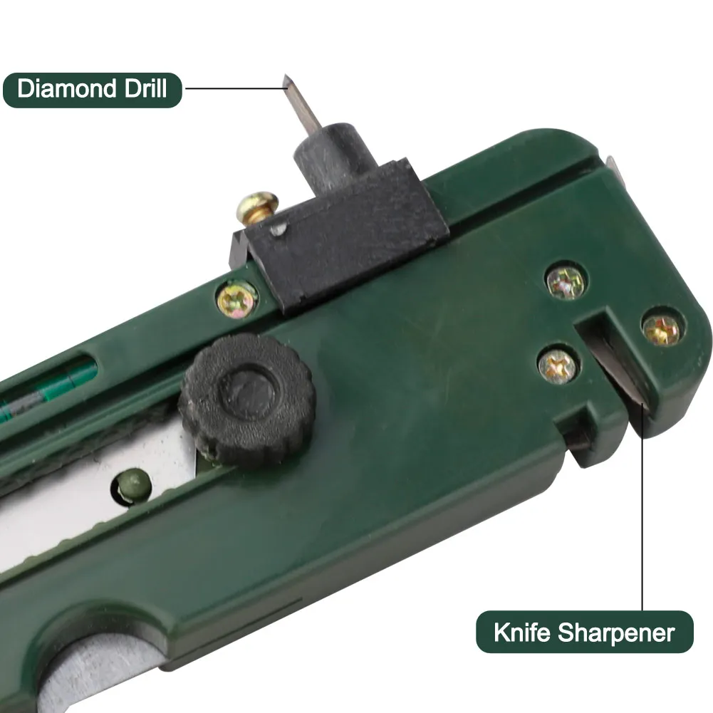 Профессиональный складной резчик по стеклу стеклянный резак шесть колес Набор для резки металла инструмент Многофункциональный плитка