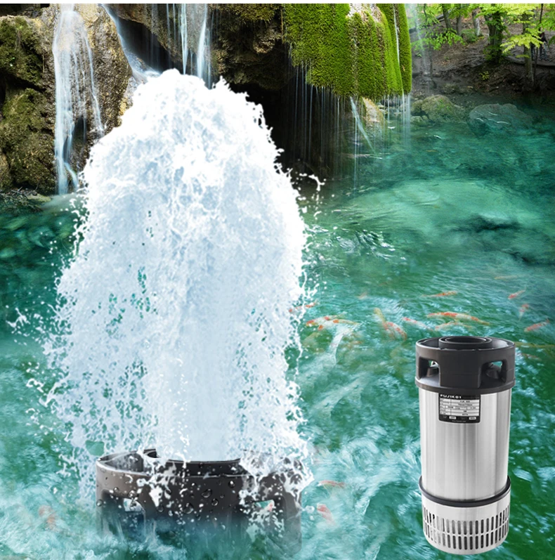 FUJIKOI Fish Pond Circulating Water Pump Pumping Water Waterfalls Fountains Watering Multifuncgtional Large Flow High Lift