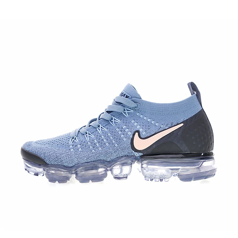 Оригинальные женские дизайнерские кроссовки NIKE Air Max Vapormax Flyknit, дышащие легкие кроссовки с амортизацией, 942843 - Цвет: 942843-401