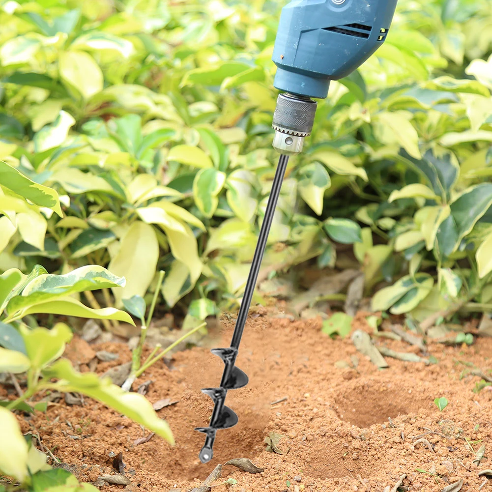 

Hole Digger Yard Gardening Planting Bedding Hole Seedlings Auger Spiral Drill Machine Bit Flower Planter Auger Gardening Tool