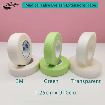 

5 Pcs 3M Micropore Surgical Tape False Eyelash Extension Apprication Medical Breathable Microporous Non-woven Transparent Tape