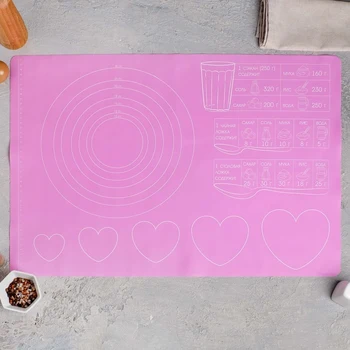 

Cooking with love silicone baking mat, 64 x 45 cm 4679587
