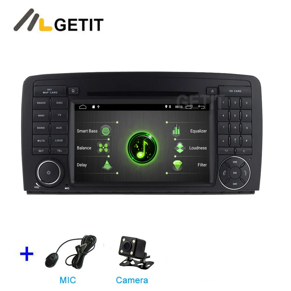 DSP 64G PX6 Android 9,0 автомобильный dvd-плеер для Mercedes Benz R class W251/R280/R300/R320/R350/R500 WiFi радио с Bluetooth и GPS стерео - Цвет: DSP 2G CAMERA