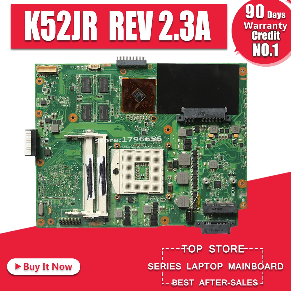 K52JR Rev 2.3A Moederbord HD6370 512M Voor Asus K52JR A52J X52J K52JC Laptop Moederbord Moederbord Moederbord Test 100% Ok K52JR Rev 2.3A Moederbord HD6370 512M Voor Asus K52JR A52J X52J K52JC Laptop Moederbord Moederbord Moederbord Test 100% Ok